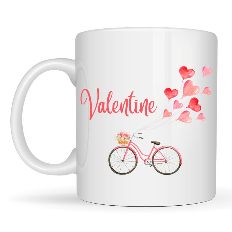 Mug personnalisé morpion Saint Valentin