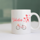Mug personnalisé morpion Saint Valentin perso