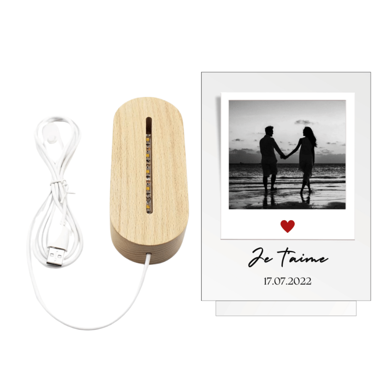 kit lampe saint valentin personnalisée