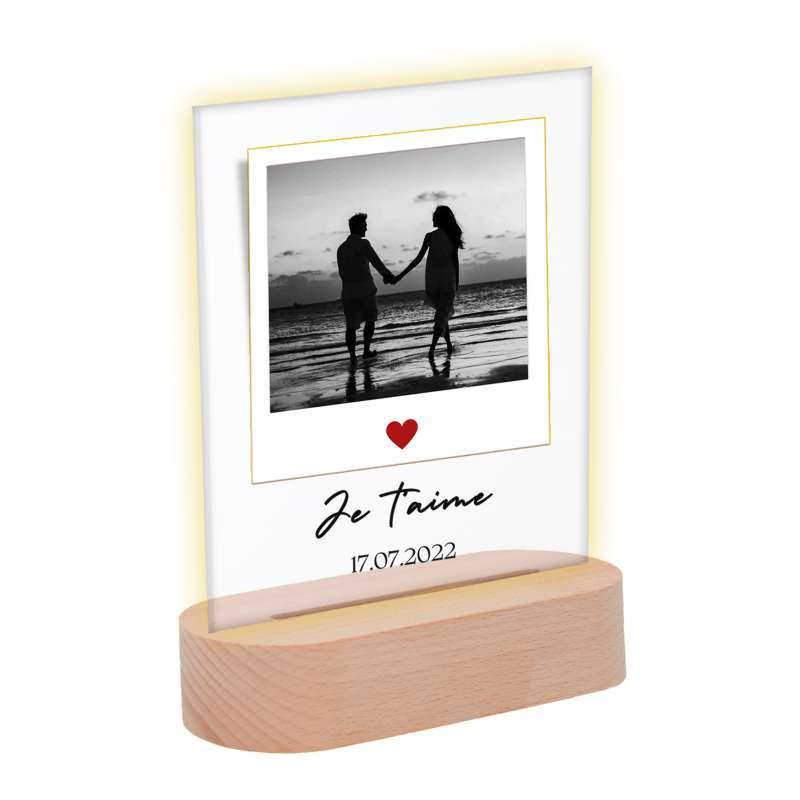 lampe de saint valentin personnalisable