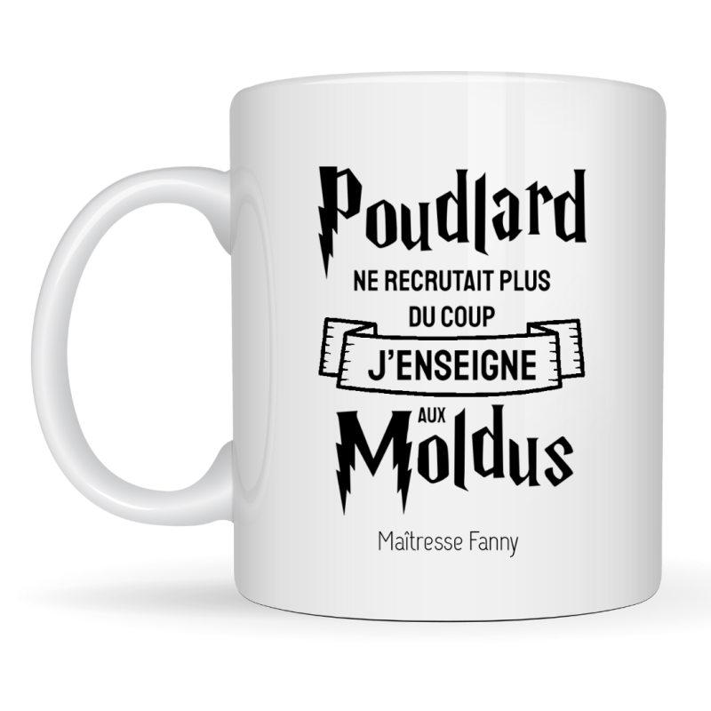 Mug école des sorciers personnalisable
